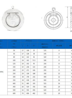 H74W1c6P止回阀薄型304不锈x钢水管对夹式逆止单向阀蝶式316DN508