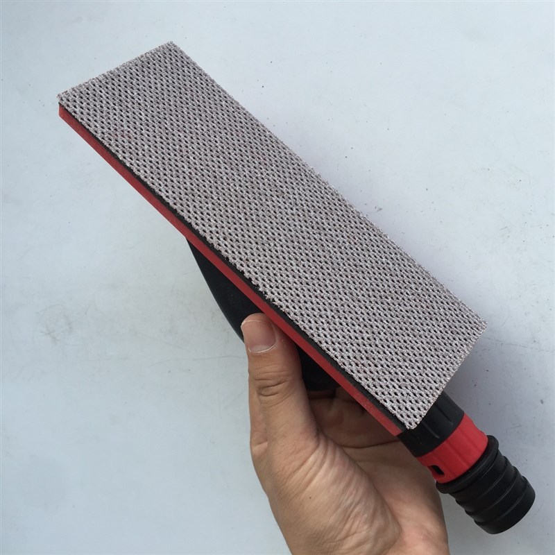 长方形网格e干磨砂纸70*198mm片打磨汽车原子灰腻子砂网状