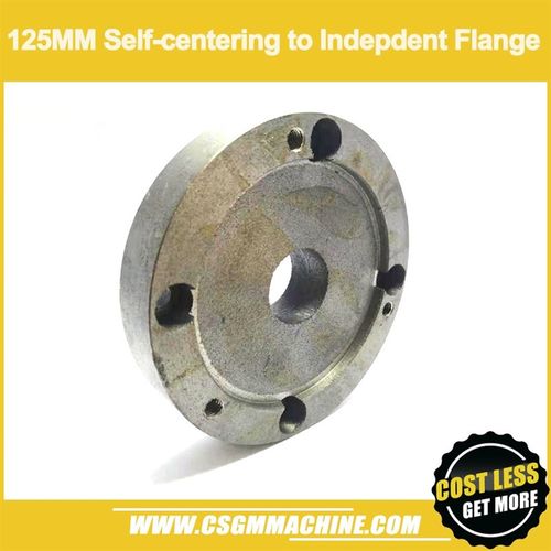 125mm self centering chuuck to 4-jaw independent chuck flang