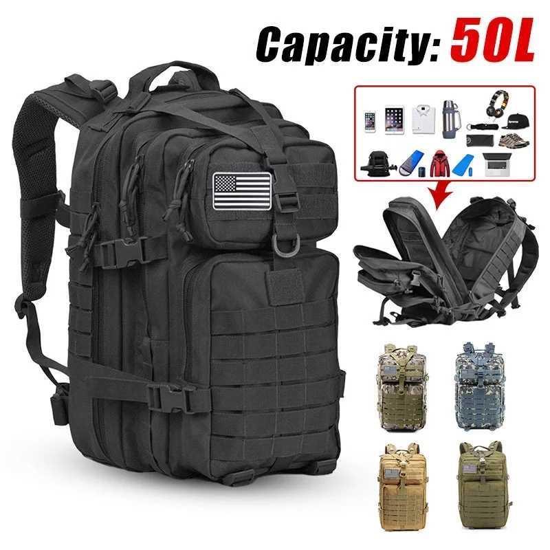 Mochila Táctica Militar de 50L para Hombre, accesorio de gr 电子元器件市场 其它元器件 原图主图