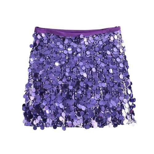 High waisted casual sequin short skirt高腰休闲包臀亮片短裙女