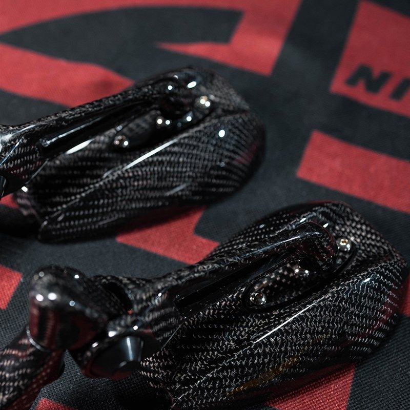 祖国版Aos4通用斜纹碳纤维电动车摩托车反射镜MaveNrick 9号改装