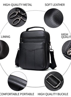 WESTAL Bag men leather Mewns handbags satchel bag leather m