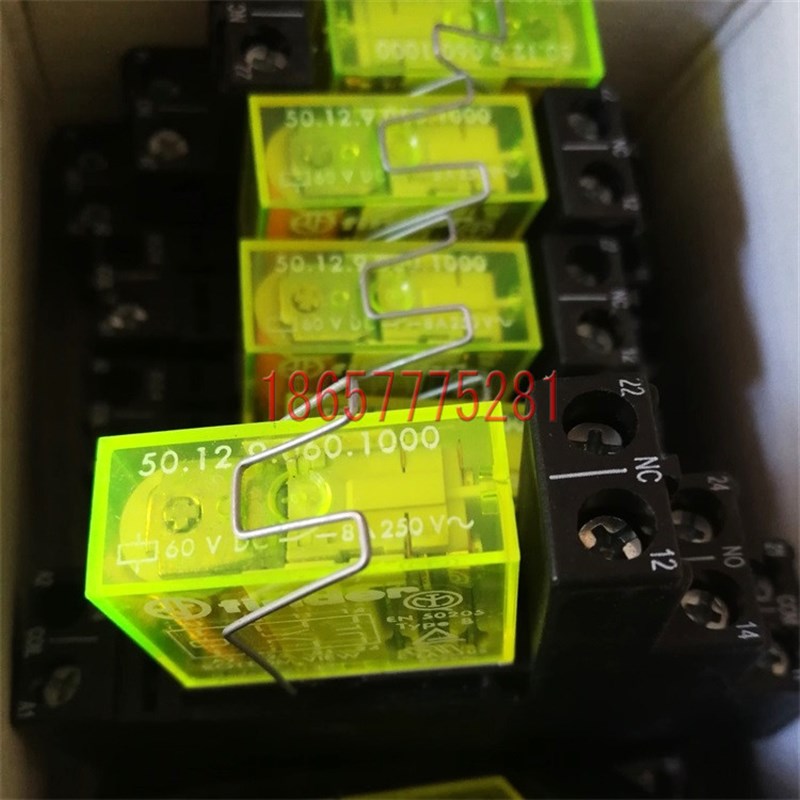 finder意大利i芬德继电器50.12.9.060.1000继电器带座一套 DC60V