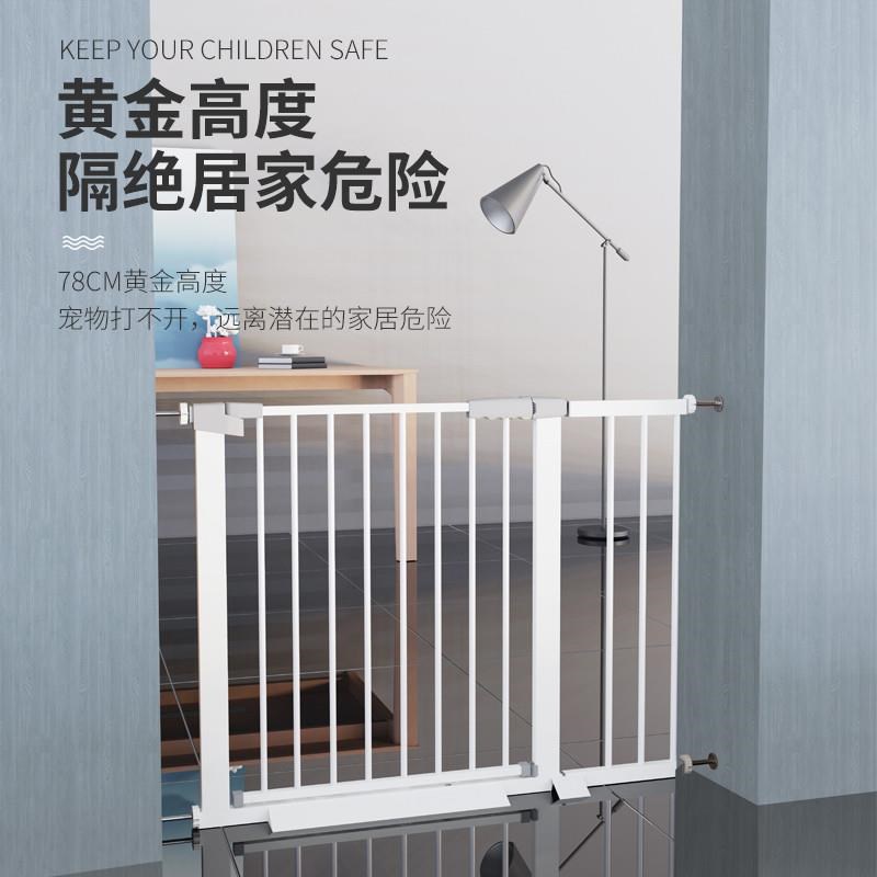 宠物栏杆隔离门防挡猫狗狗围栏y栅栏室内护栏狗笼子大中小型犬家