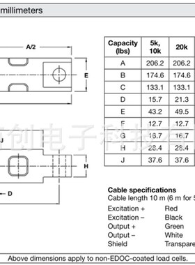 美国vishay revere transducers称重传感器5103-100E-BW1-02X 厂