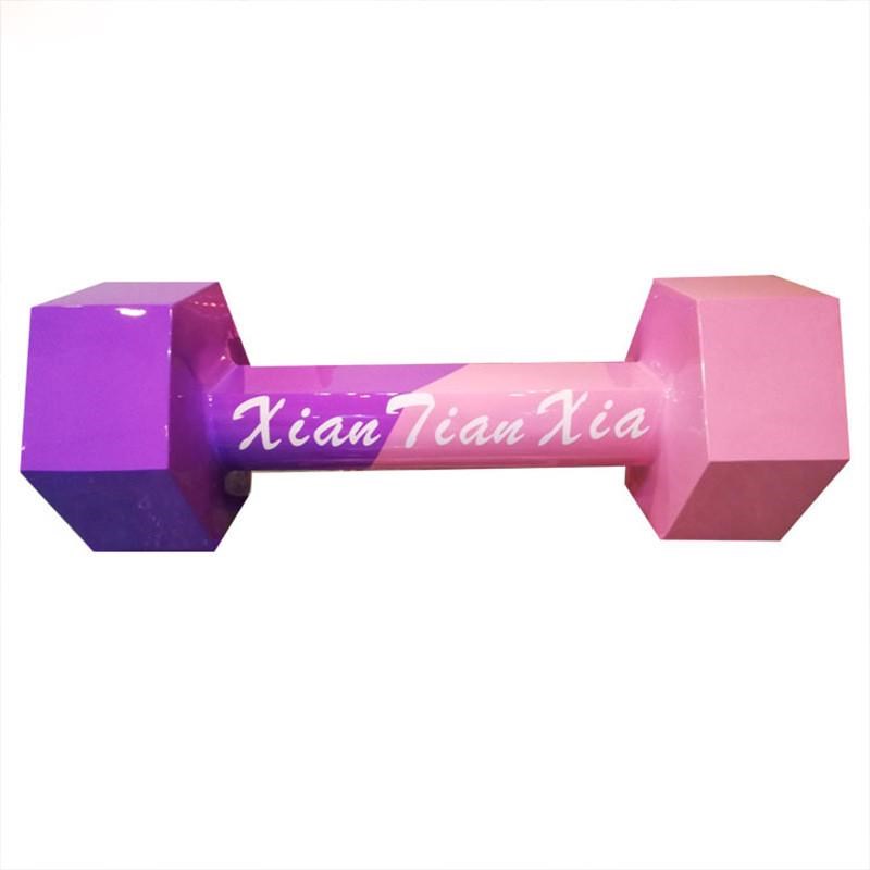 户外玻璃钢坐凳哑铃座椅商场休息区组合沙发哑铃座椅Z撞色休闲椅