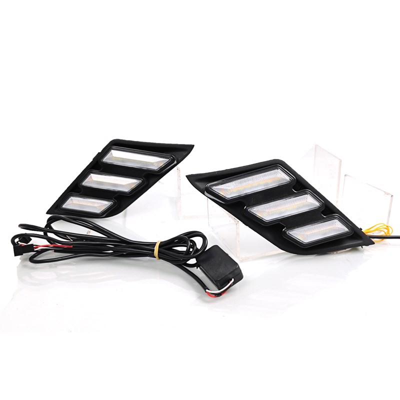 适用于17-19款长安CS75专用流光日H行灯改装流水转向灯行车装饰灯