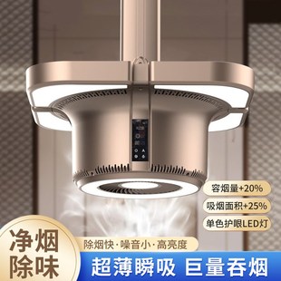 棋牌室吸烟灯空气净化器外u排麻将馆排烟神器强力吸直排净化器悬