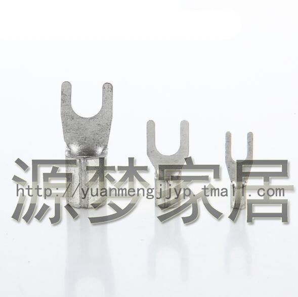 SNB 1d4-8 黄铜 叉形裸端头 冷压端子 接线鼻 200祇 U型Y型