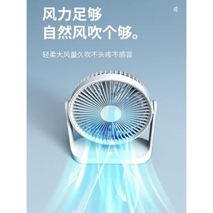 迷你悬浮风扇桌面办公室 爱登edon小u充电风扇折叠厨房专用壁挂式