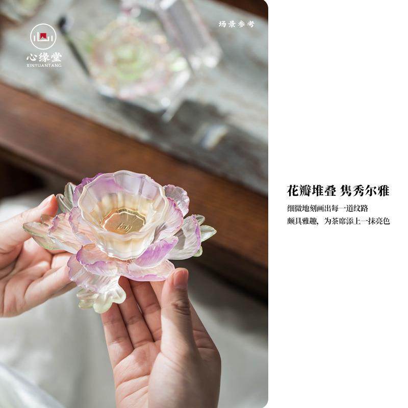 心缘堂琉璃杯托＜十二花神杯垫＞烛台品杯底托花瓣杯碟女神杯垫,婴童用品,其它婴童用品,淘宝优惠券,粉丝福利购,淘宝优惠卷
