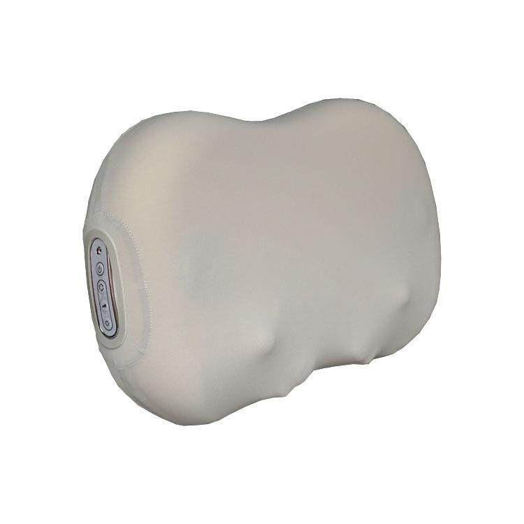 肩颈多功能按摩器电动热敷背部按摩枕头腰部气囊手控智能按摩靠垫