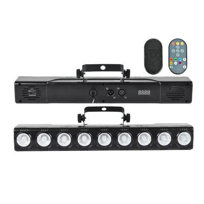 9颗点控UV紫光长条洗墙灯装饰遥控LED全彩染色声控派对舞台灯