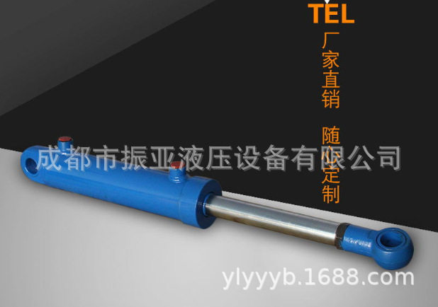 20吨双向前法兰液压缸打包升降
