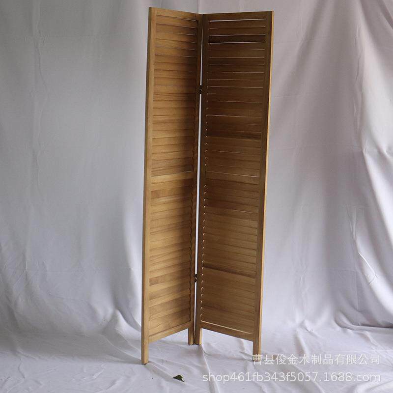 日式简易屏风隔断墙折屏玄关折叠移动客厅简约现代木质屏障帘挡床