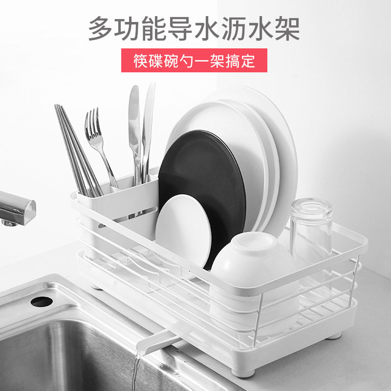 沥水碗架厨房放碗碟架水槽沥水架晾碗架碗筷收纳盒洗碗池滤水碗篮
