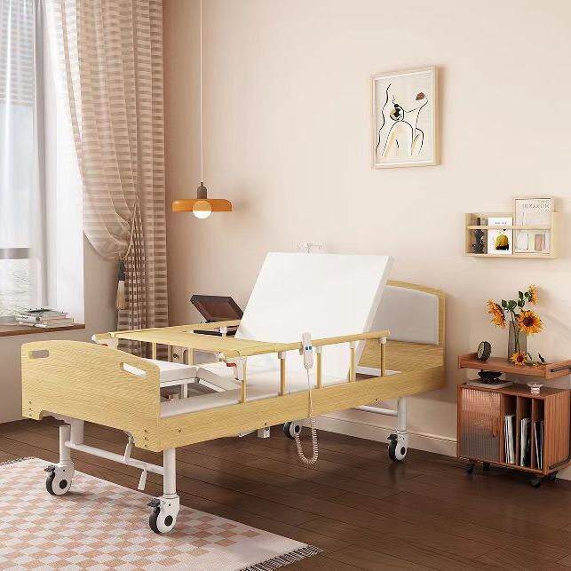 电动护理床多功能实木家用老人卧床病人老年护理康复智能