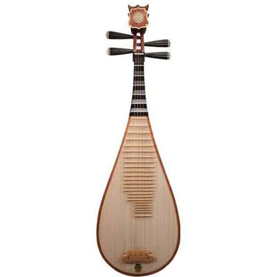 敦煌牌琵琶 20560/20560M 特选花梨木乌木相轸清水如意头花/牡丹