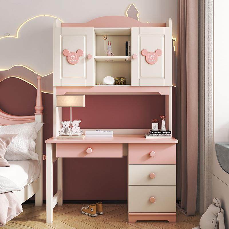 DDX812款儿童书桌写字桌家用书架一体桌组合学习女孩卧室课桌椅粉,家装灯饰光源,其它灯具灯饰,淘宝优惠券,粉丝福利购,淘宝优惠卷
