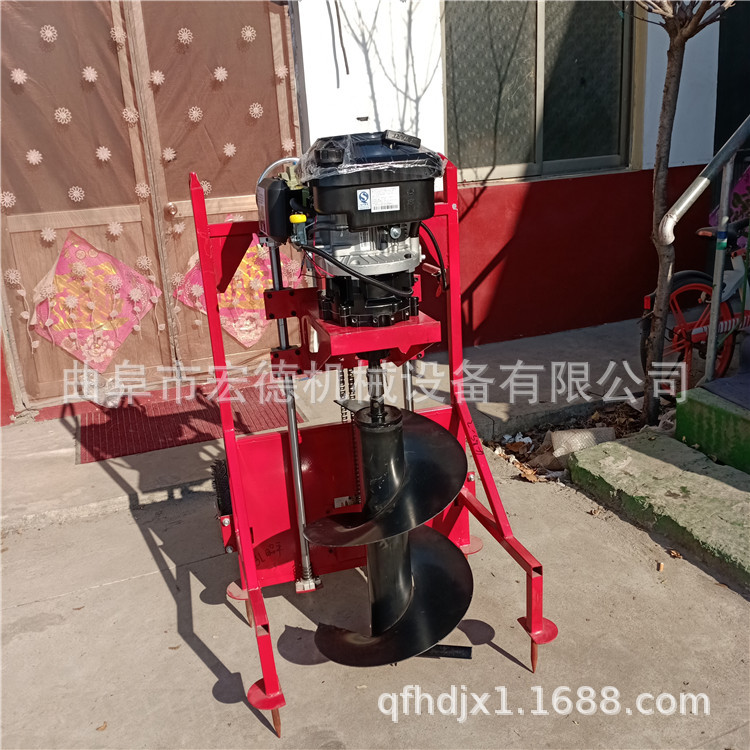 园林栽种钻坑机 小型轻便挖坑机 用于埋设桩打眼植树打洞机