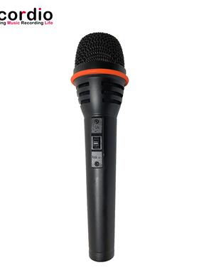 V87有线麦克风动圈声卡直播家用电脑K歌舞台音响功放手持话筒