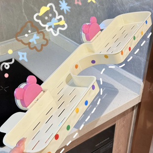 多巴胺吸盘水龙头置物架免打孔浴室卫生间洗手台壁挂墙上收纳挂架