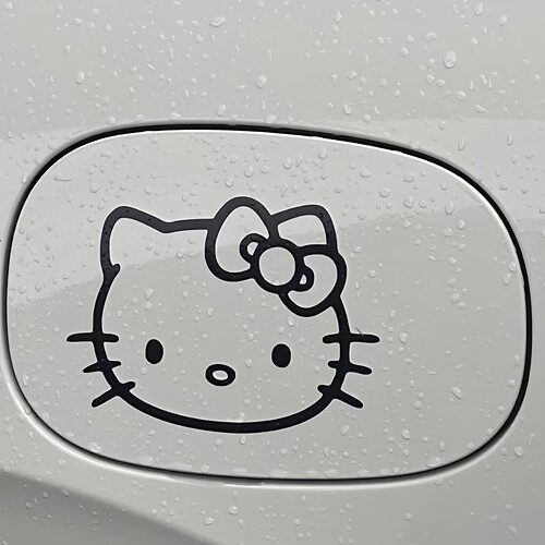 可爱猫咪车贴划痕遮挡防水防晒