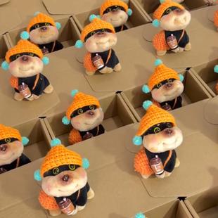 可爱蜜蜂小狗包包挂件女生毛绒公仔钥匙扣玩偶小众高级感书包挂饰