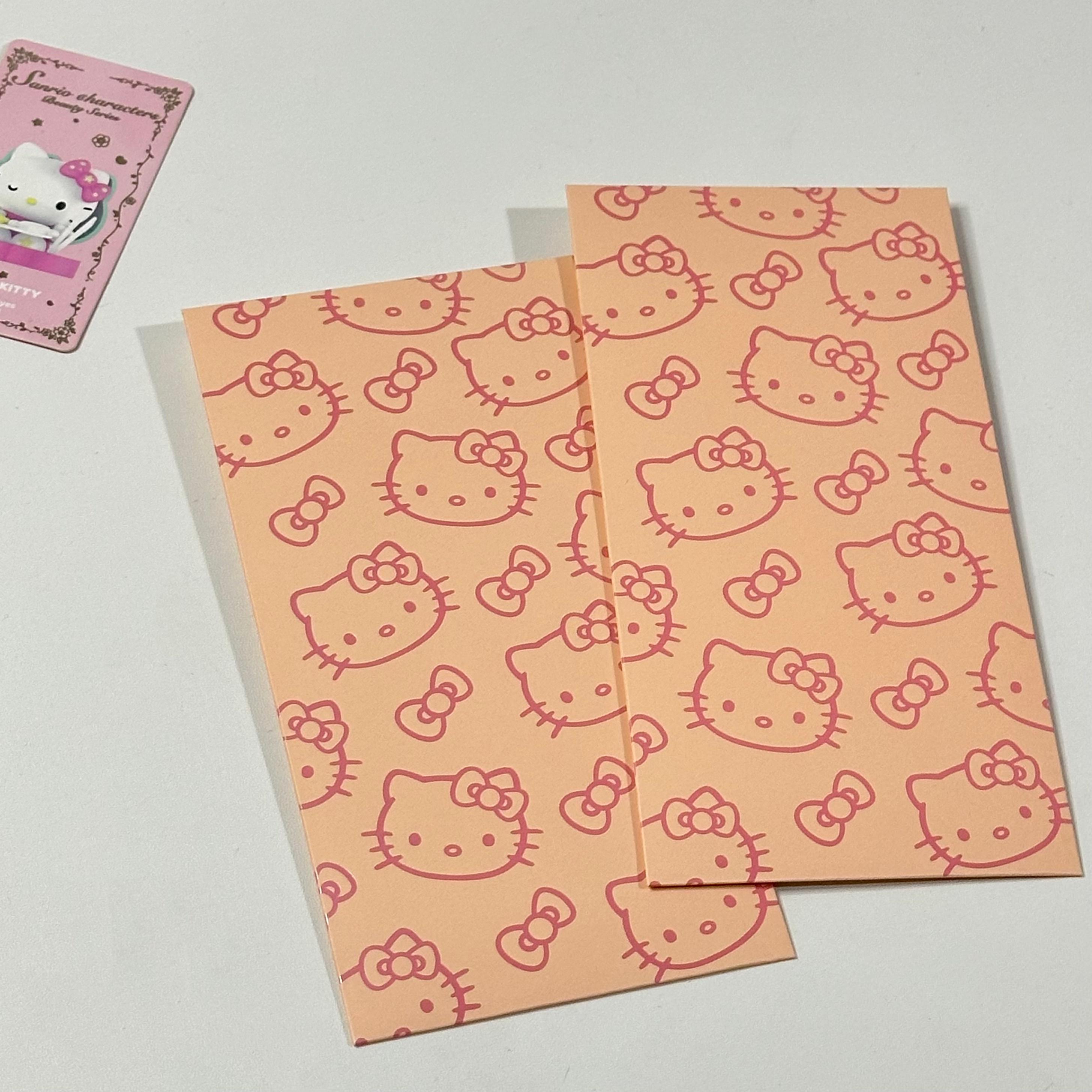 蝴蝶结小猫卡通可爱少女心烫金红