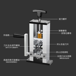 保联剥线机电动废铜线钳拨线器剥皮机废旧电线电缆去皮机拔线神器