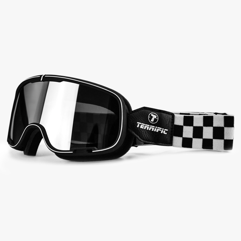 摩托车风镜头盔护目镜复古巡航机车摩托车防风眼镜半盔防晒挡风镜