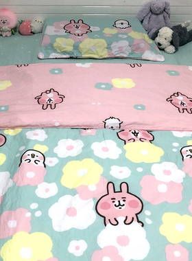 bursa香港蓓莎kanahei四件套床笠卡通床上用品纯棉被袋枕袋