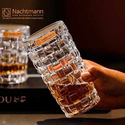 德国NACHTMANN进口水晶玻璃杯啤酒杯茶杯透明杯果汁杯家用杯套装