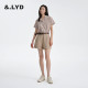 子短裤 女秋季 高腰西装 2025新款 ANDLAYERED裤 休闲裤 爆款 特价