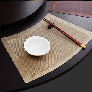 餐具垫轻奢高级感圆桌新中式 扇形餐垫西餐垫防烫餐桌垫隔热垫餐布