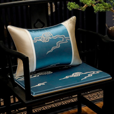 新中茶式椅垫红木椅子坐垫防滑餐椅太师椅茶椅垫子久坐凳子海绵垫