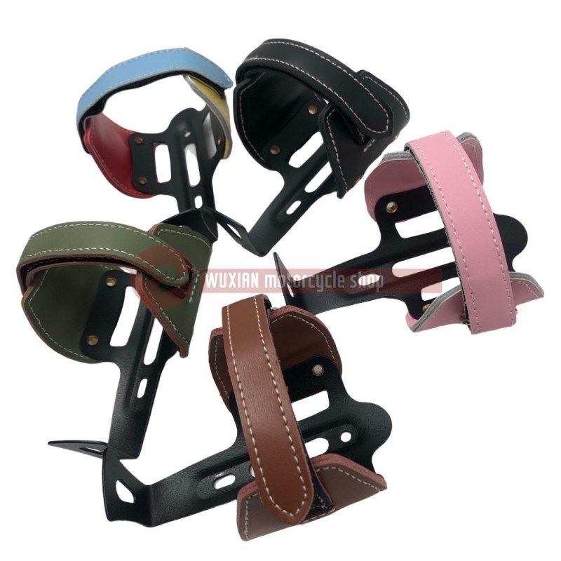 适用小牛UQi/U1/NQi雅迪九号电动车J改装复古牛皮水杯架饮料水壶,摩托车/装备/配件,盖帽配饰,淘宝优惠券,粉丝福利购,淘宝优惠卷