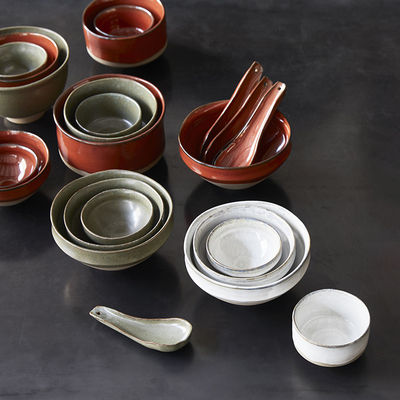 比利时Serax Merci联名x款复古手工炻器碗单个饭碗家用餐勺小汤碗