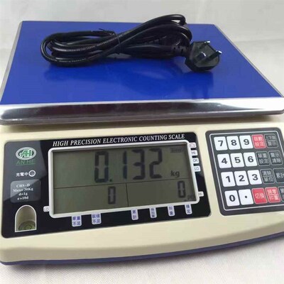 CHS-D大屏幕高精度电子桌秤30/kg6kgN/0.1工业计数桌面秤