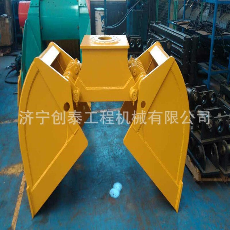 BKD1型挖机程i 82勾机双开贝壳7斗 1.8立方斗抓煤 抓沙斗 蛤壳斗
