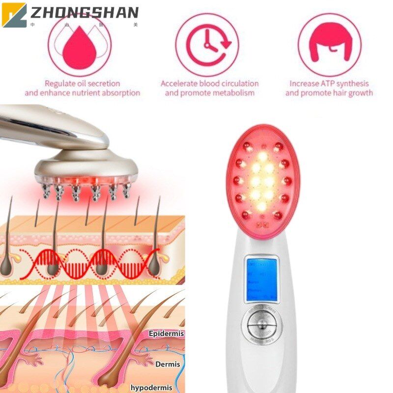 Creative生k光发仪健发红光仪器增发密发梳子护理仪家用多极光疗