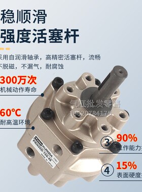 实物拍摄KURODA黑田精工旋转气缸PRN50S-180-45 PRN50DT-180-90-4
