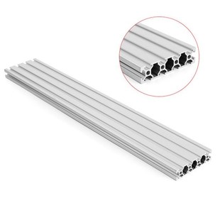 Slot Aluminum Silver Extrusion 2080 ProfiMles Fram 1000mm