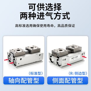 20D2 16D1 HFD导轨小型滑台MHF2 8D手指气缸薄型气动平行夹爪1N2D