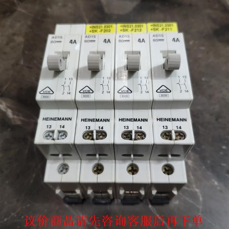 HEINEMANN 美国海涅曼 1PH4A空开 AD1S-B2