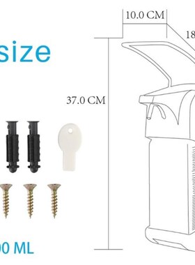 1000ml Wall Mounted rElbow Soap Dispenser Manual Press Liqui