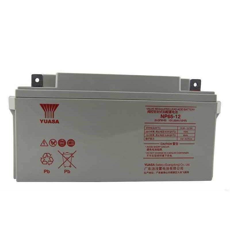 汤浅 YUASA 1m2V65AH NP65-12 UPS电源 铅酸免维护