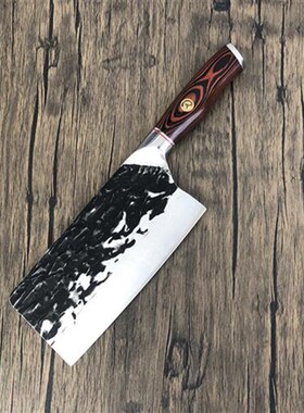 9CR18MOV锻压m斩切刀家用锋利易磨菜刀鸡鸭鱼砍骨刀中式切肉开刃