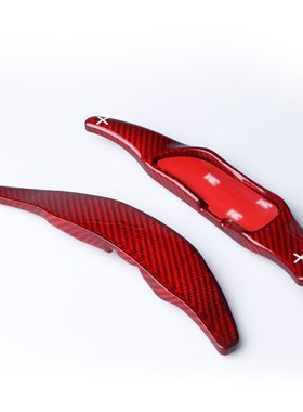 适用奔驰AMGA45 CLA45 C63GLCDGLA45 E53碳纤维方向盘换挡加长拨